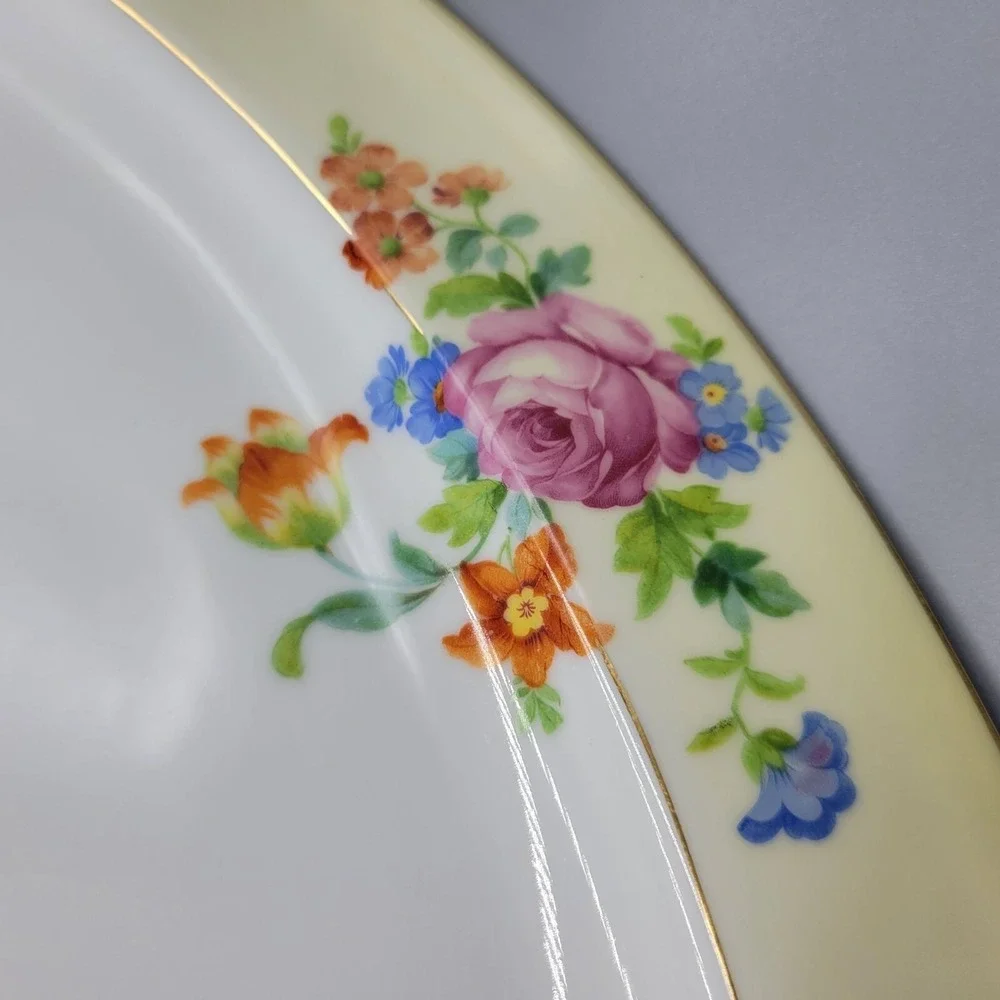 Vtg TK Thuny Lexington Czechoslovakia Serving Platter Rectangular 16.25